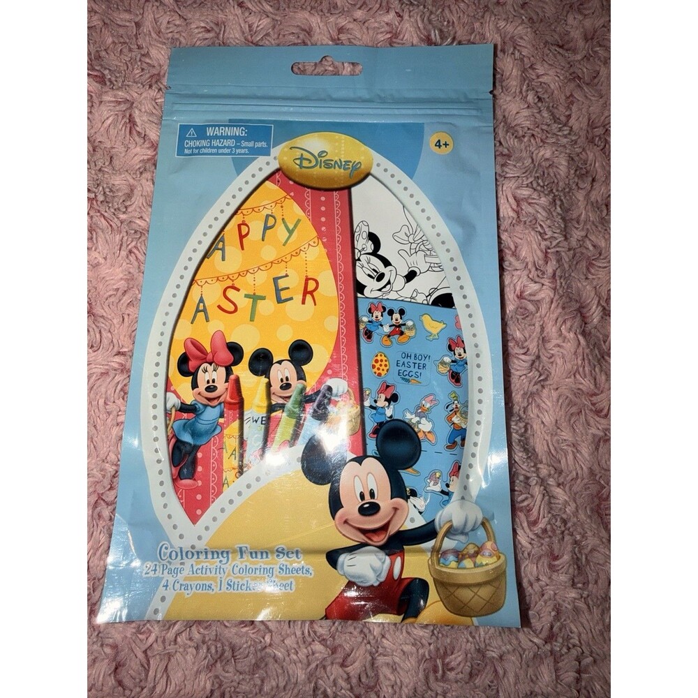 Disney Mickey Play Pack Grab & Go Activity Coloring Book Travel Spring Easter